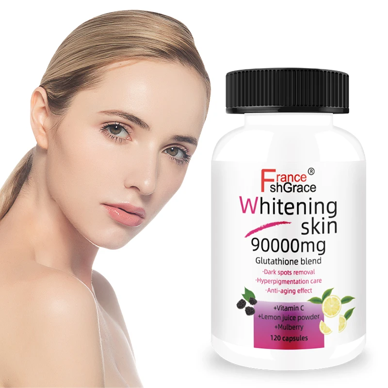 120 Capsules France shGrace Whitening Skin Capsules 5000 mg Support Antioxidant Anti aging for Adults