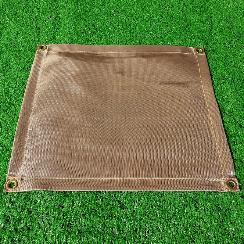 High temperature resistance 1.0*1.0m fiberglass fire blanket