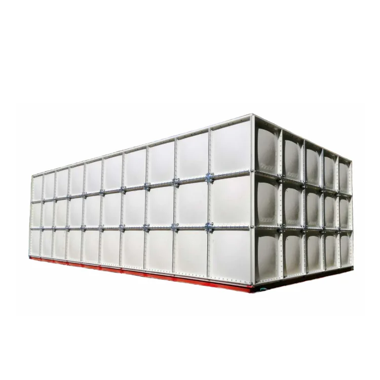 Aboveground fiberglass clean smc tower reservoir water tank