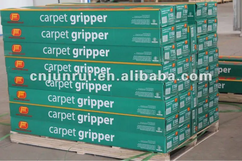 Free sample wooden and concrete smooth edge carpet accessory  wooden carpet clip nail tack strip