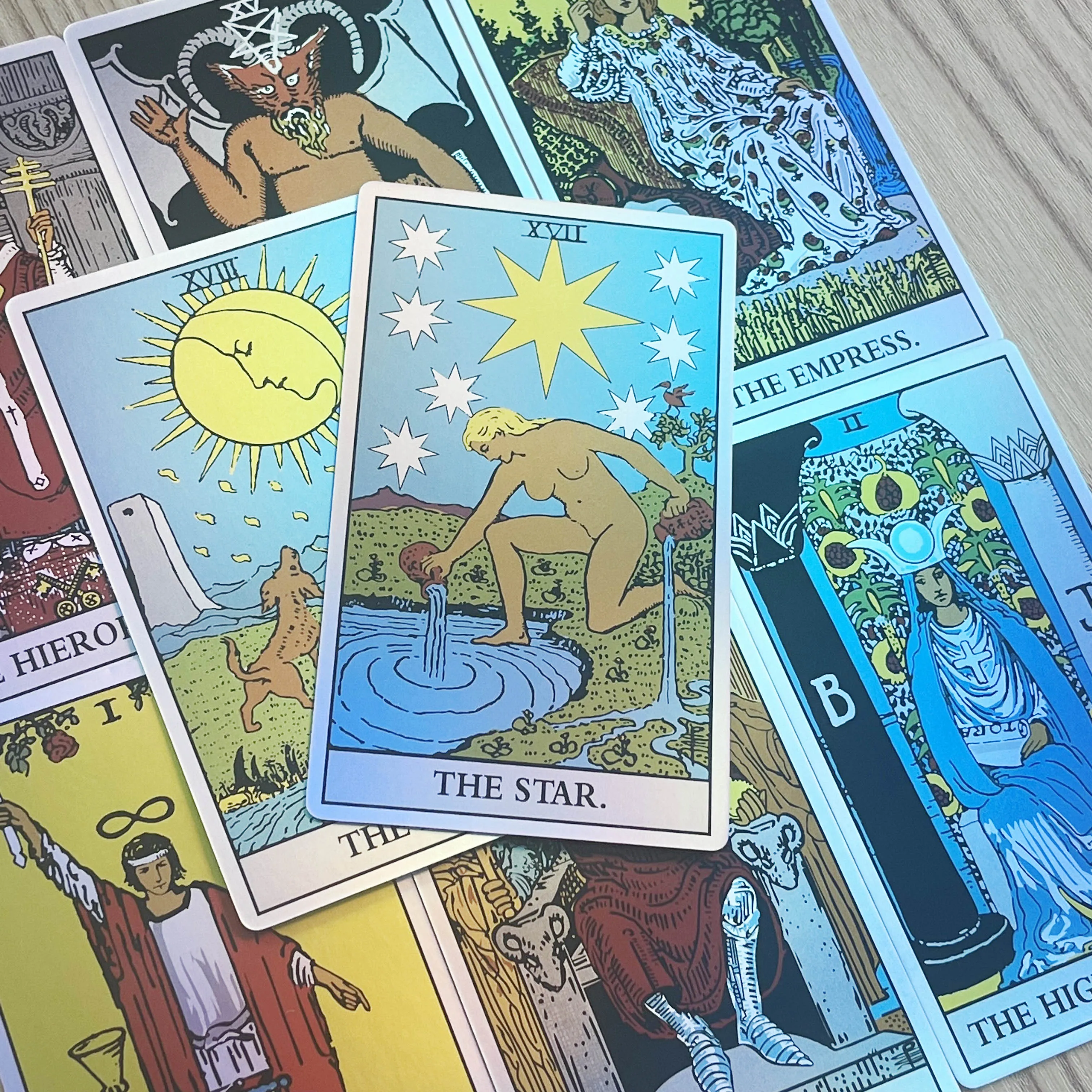 High Quality Factory Print Your Own Holographic Tarot Cards