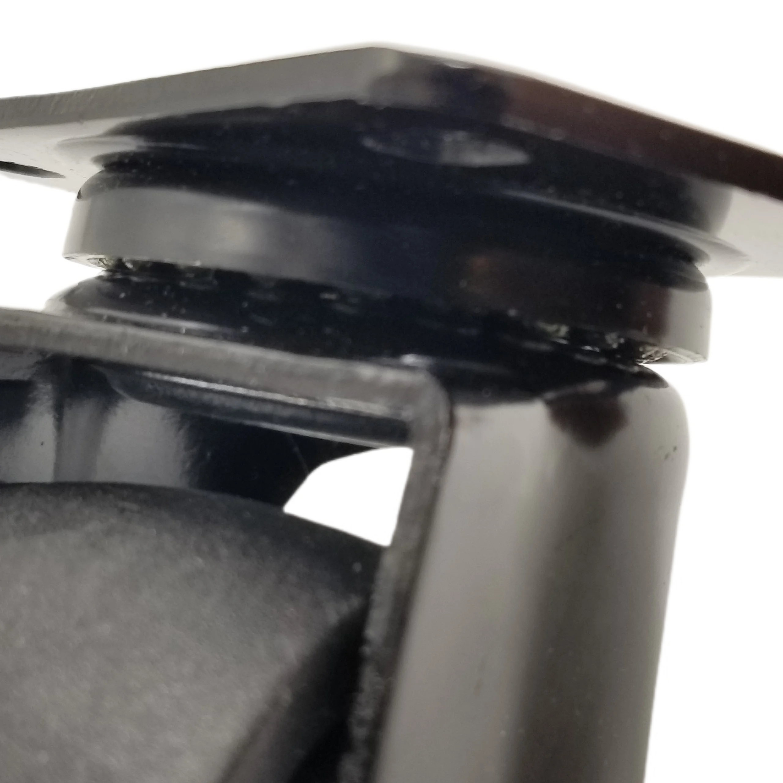 Saving Cost Flat Universal Low Center Gravity Nylon Denim 300KG Hospital Equipment 2.5 Inch Flush Mount Roller Caster