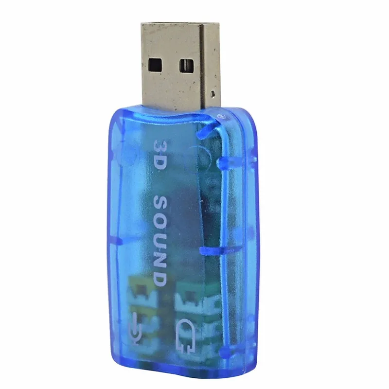 Лидер продаж мини внешняя звуковая карта Usb 5 1 каналов адаптер для звуковой карты 3 мм интерфейс микрофона и наушников ПК