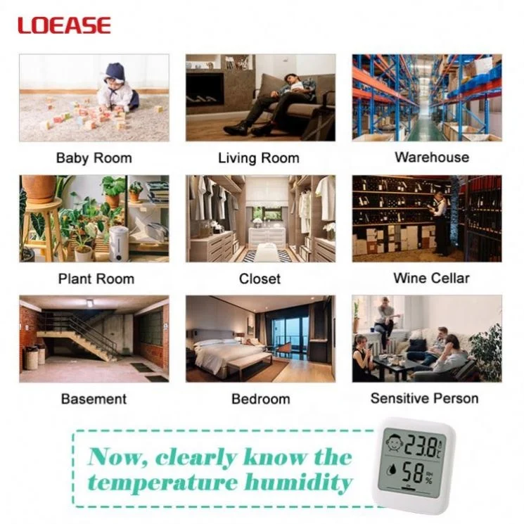 Mini Wireless Digital Barometer Meter Humidity Gauge Thermometer And Hygrometer Indoor Temperature