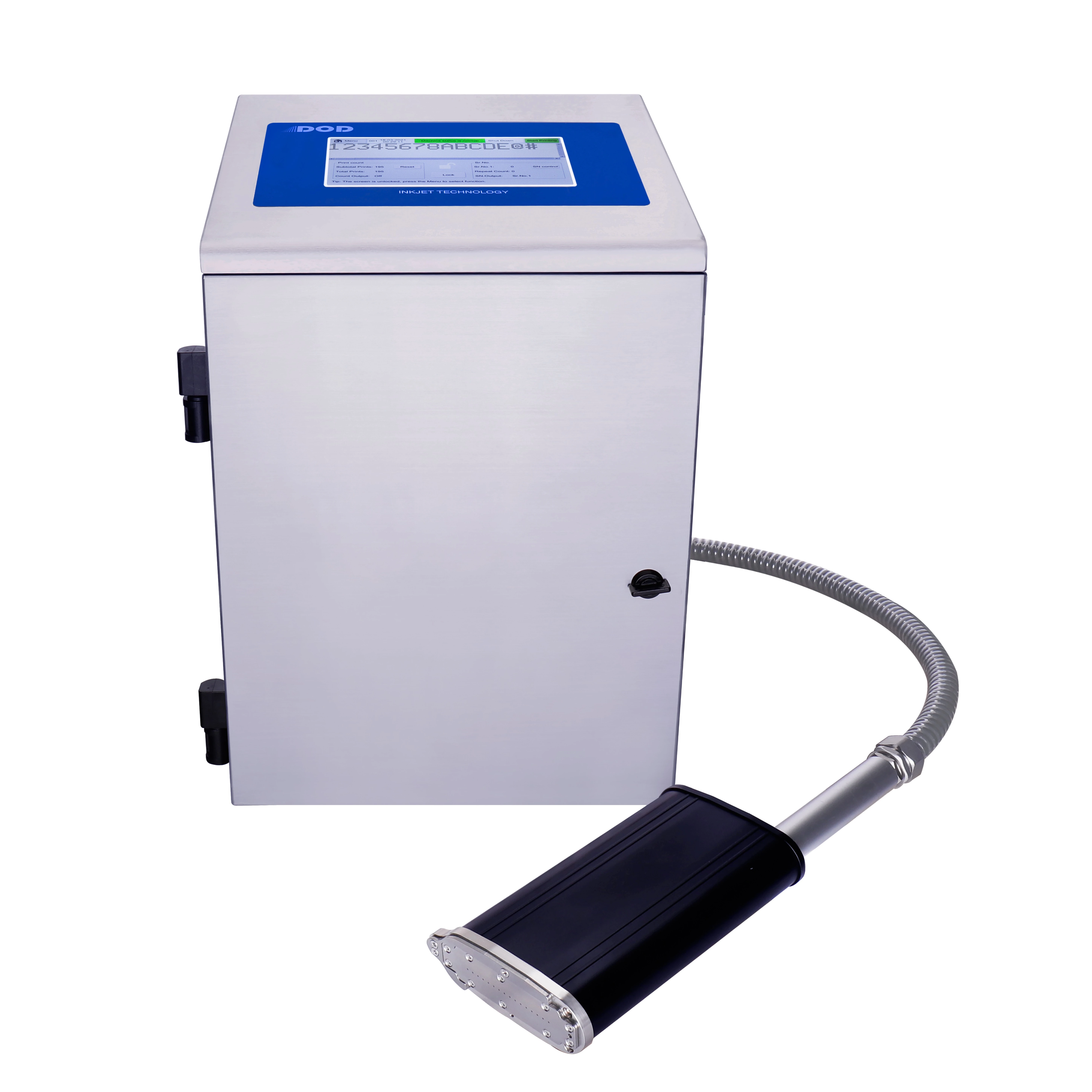 Hot Sale Docod  DOD Inkjet Printer D100 7dots no Clean Drop on Demand Coding Inkjet Machine big character printer for brick