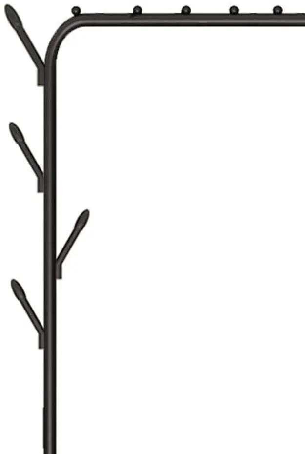 Hot Products Waterproof Clothes Garment Rack With Bottom Shelf For Home Standing Cloth Rack