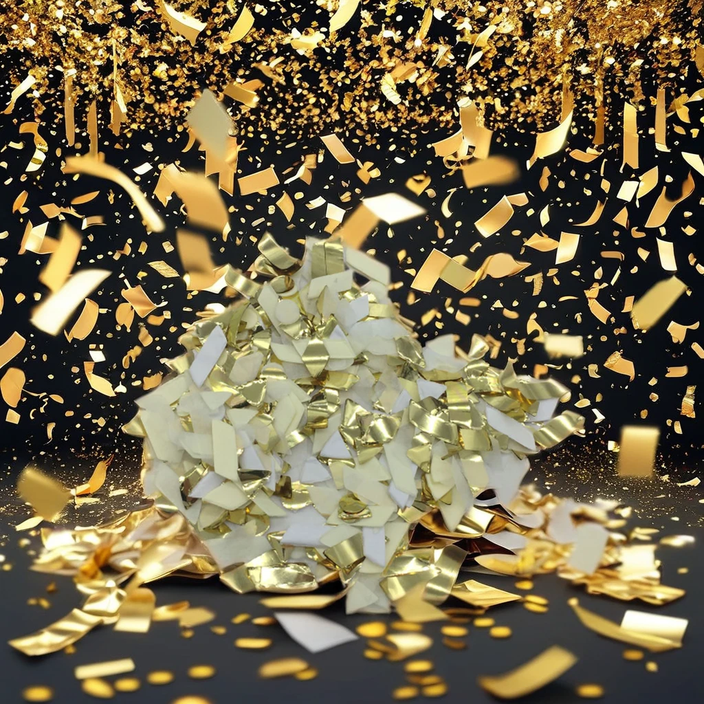 Colorful Decorative Tissue Paper Foil Confetti for Weddings and Parties