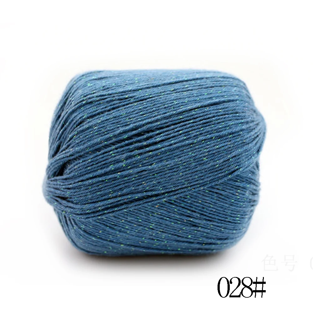 Heny Comfortable Cotton Acrylic Blended Fancy Yarn Cotton Crochet Yarn Hand Knitting Yarn For Weaving