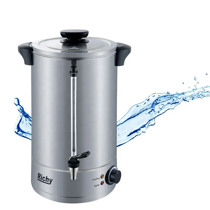 Electric water urn manufacture stainless steel water boiler commercial catering urn 12-30L approve  CE CB LFGB