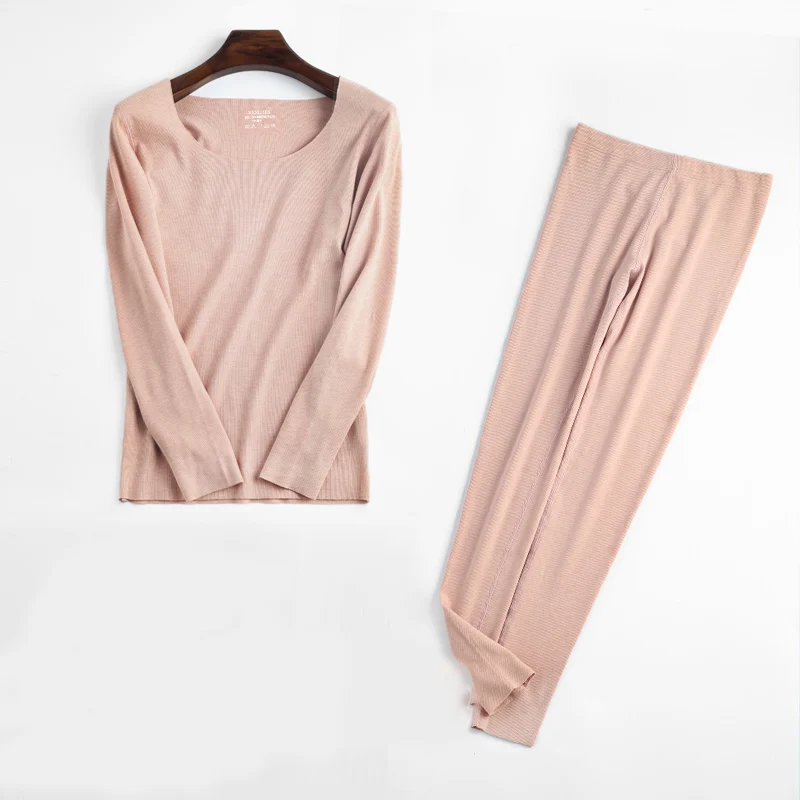 
Womens Slim Fit Seamless Neck Compression Fit Thermal Underwear 