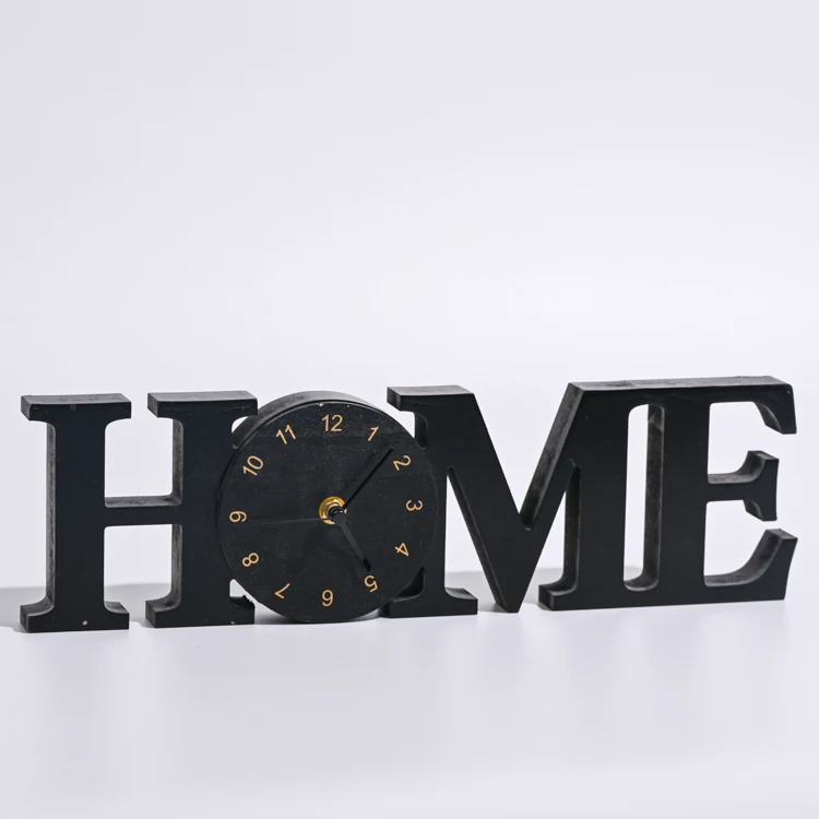 Eaglegifts домашний декоративный подарок современный MDF деревянная настольная лампа, творческий орнамент в виде часов модные туфли-лодочки для офиса на заказ декоративные настольные часы