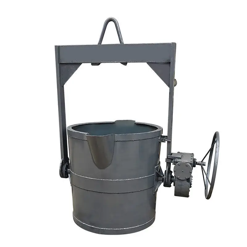 Ladles are used in steel mills foundries to receive molten steel perform pouring operations in front of open hearths, electric f