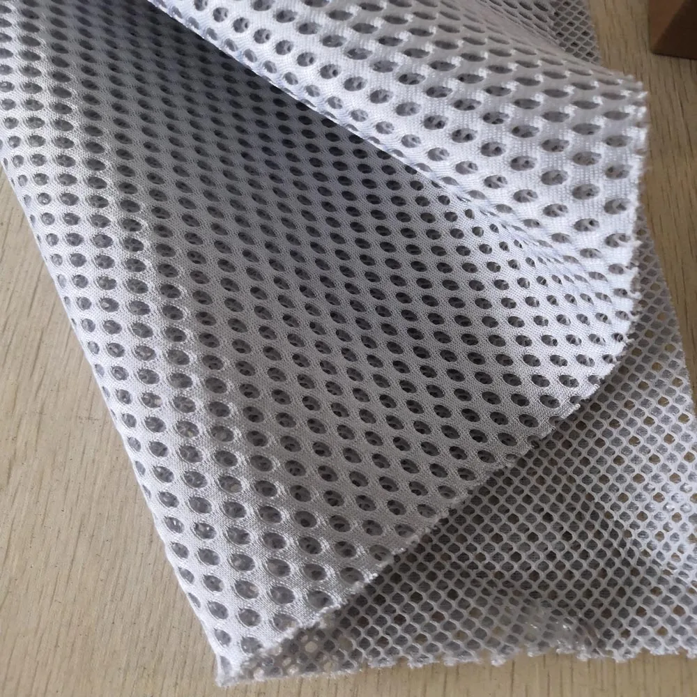China textile 100%  polyester sandwich air mesh fabric warp knit fabric for shoes bag etc