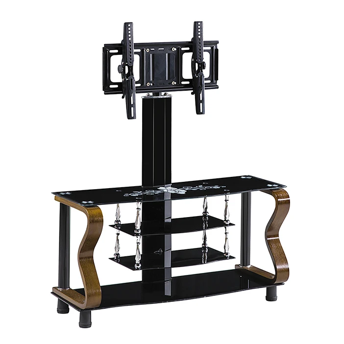 Modern Glass LCD TV Wall Unit Designs Cheap TV Stands for Sale Living Room Furniture Showcase