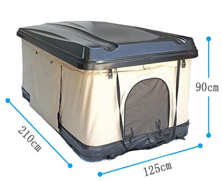 High Quality Hard Shell Rooftop Tent Outdoor Camping And  Trailer Car Awning Foldable Car Roof Top Tent