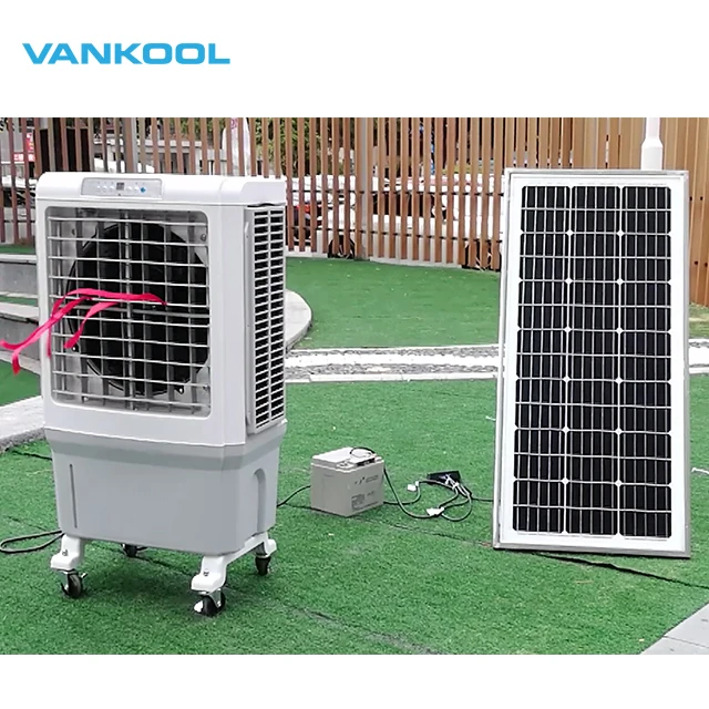 5000m3/h 12v dc solar air conditioner evaporative cooler fan