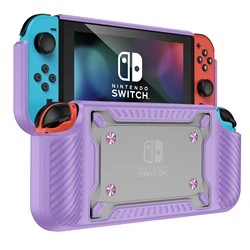For Nintendo Switch OLED Protective Silicone Case Handhold TPU Cover Japanese Gaming Accessories