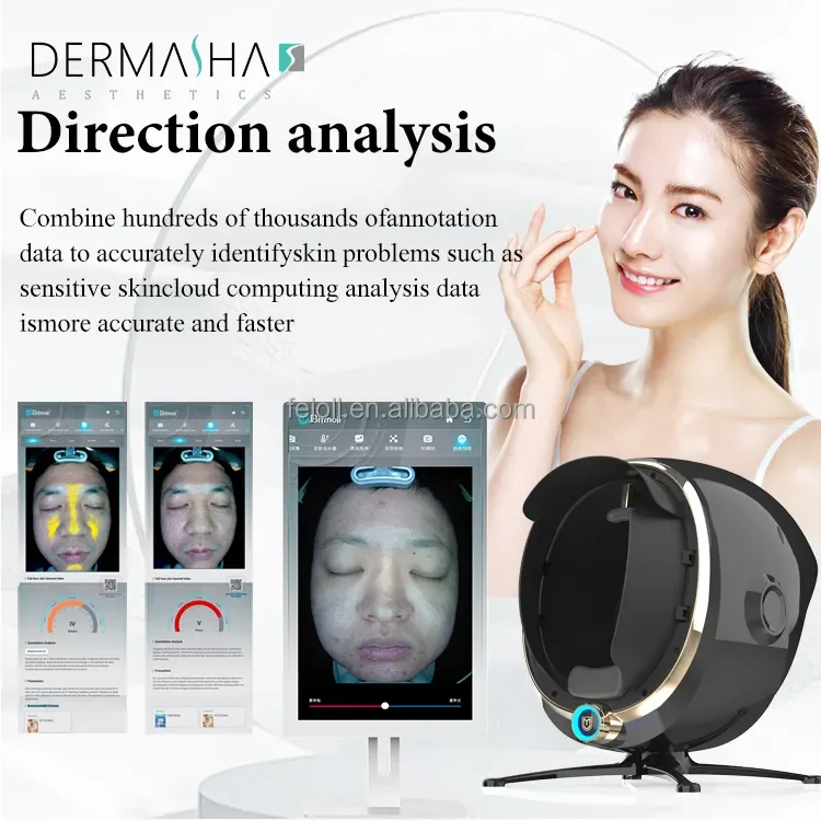The Best Professional Skin Moisture Sensor/3d Skin Analysis Beauty Machine/digital Skin Moisture Analyzer