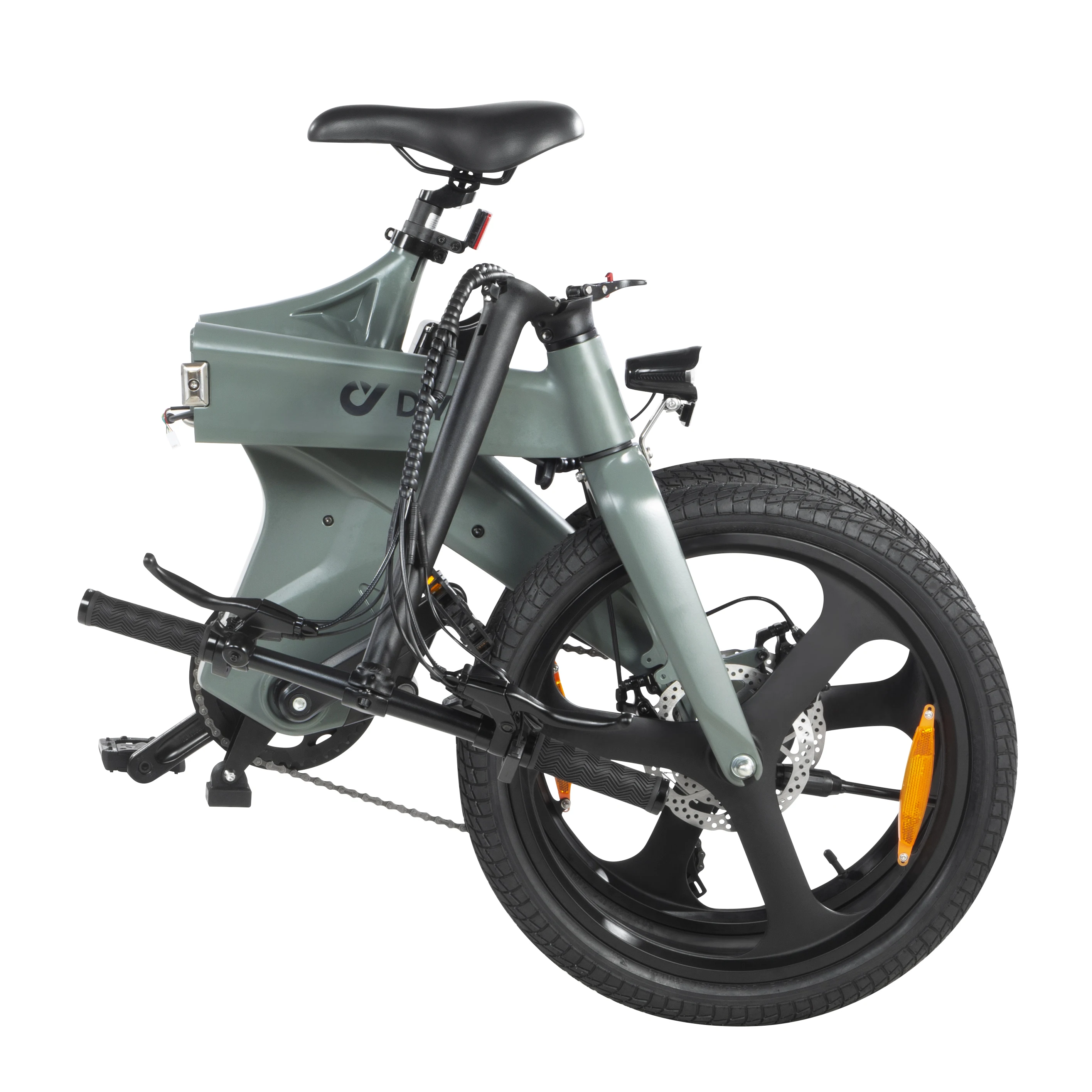 USA Warehouse Electric E Bike 7 Speed City Folding Ebike 250W Rear Hub Motor 20 inch Electric Foldable Bicycle