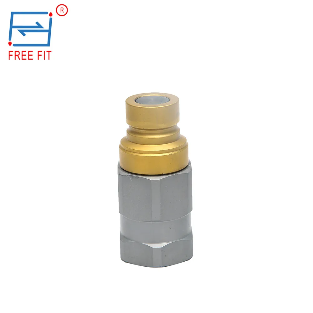 Free Fit Brand Flat face hydraulic quick  release couplers