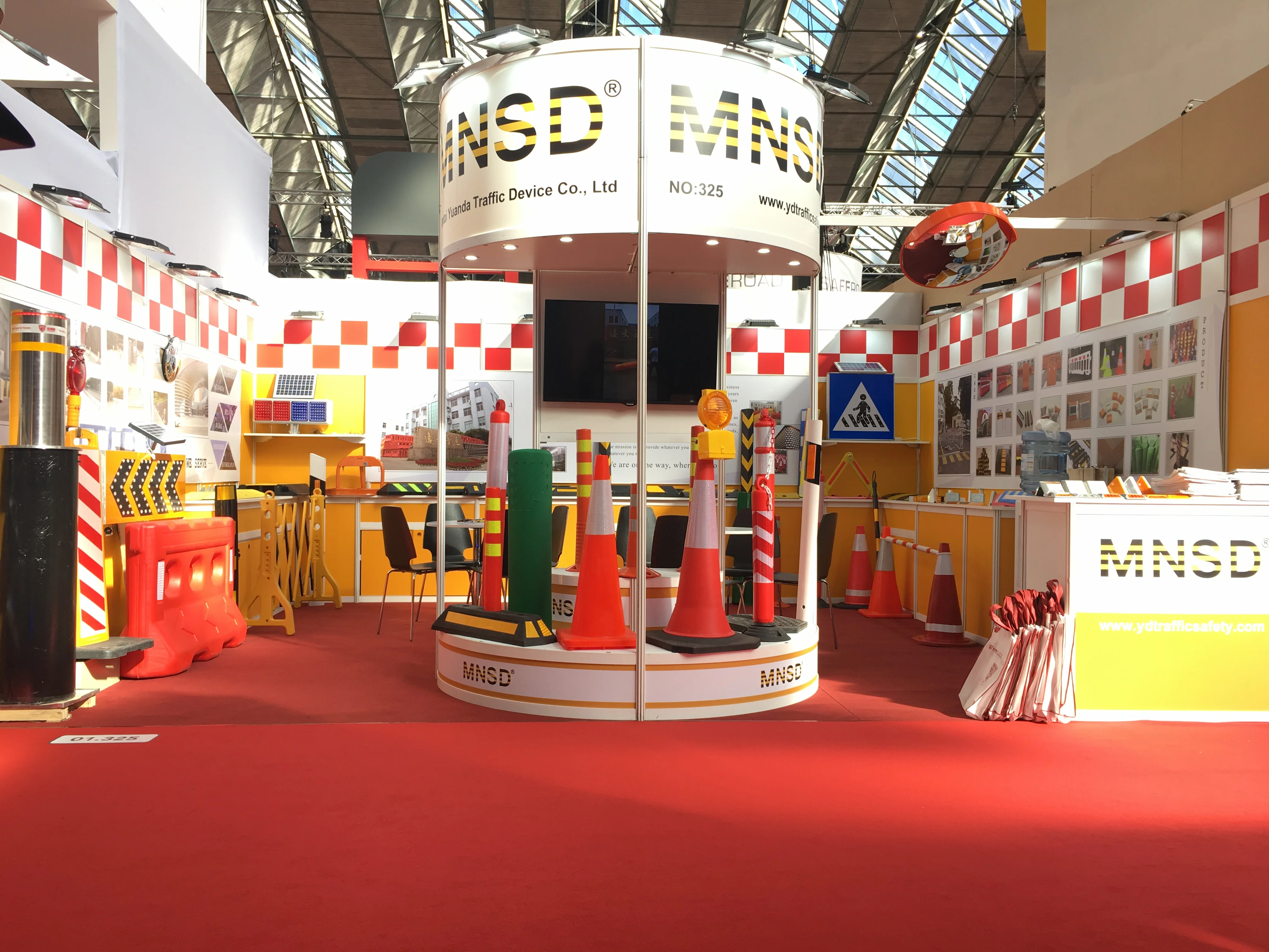 CE 500*160*100mm rubber and plastic wheel stop plastic stopper car stopper traffic reflective stopper traffic products devices