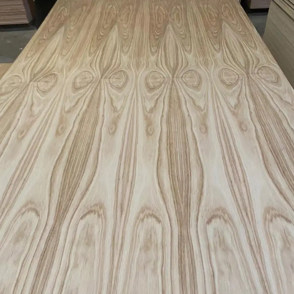 Cheap Fancy teak/Red Oak/Sapeli/ASH/Walnut Natural Veneer MDF