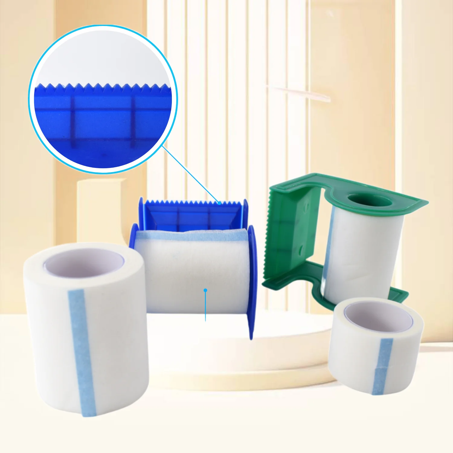 LW Factory OEM Soft Transparent Surgical Waterproof Micropore Medical Adhesive Paper Non Woven Tape