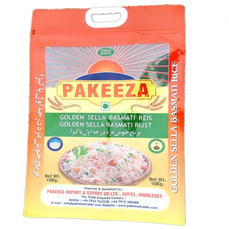 Wholesale Basmati Costom Design Flour Packaging Fertilizer Packaging Rice Bag For 30kg 10kg 5kg