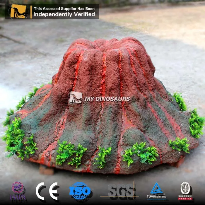 MYDINO Amusement Park Landscape Miniature Version Volcano