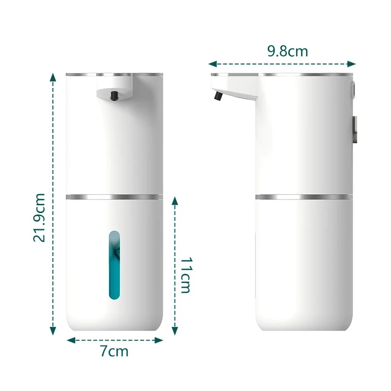 USB Charging Automatic Induction Foam Soap Dispenser Smart Liquid Soap Dispenser Auto Touchless Hand Washer for Kitchen Bathroom