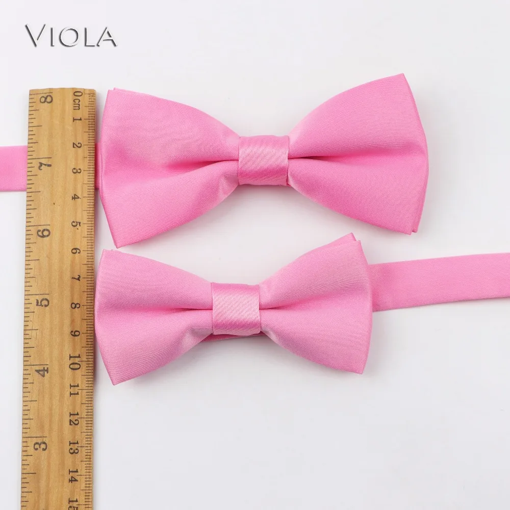 Matte Solid Men Children Bowtie Set Lovely Women Kid Pet Butterfly Party Dinner Wedding Red Blue Pink Colorful Bow Tie Accessory