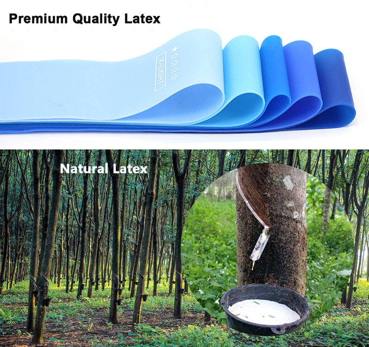 Hip Resistance Booty Band Loop Custom Logo Wholesale Resistant Elastic Fitness Workout Yoga Gym Exercise Bands