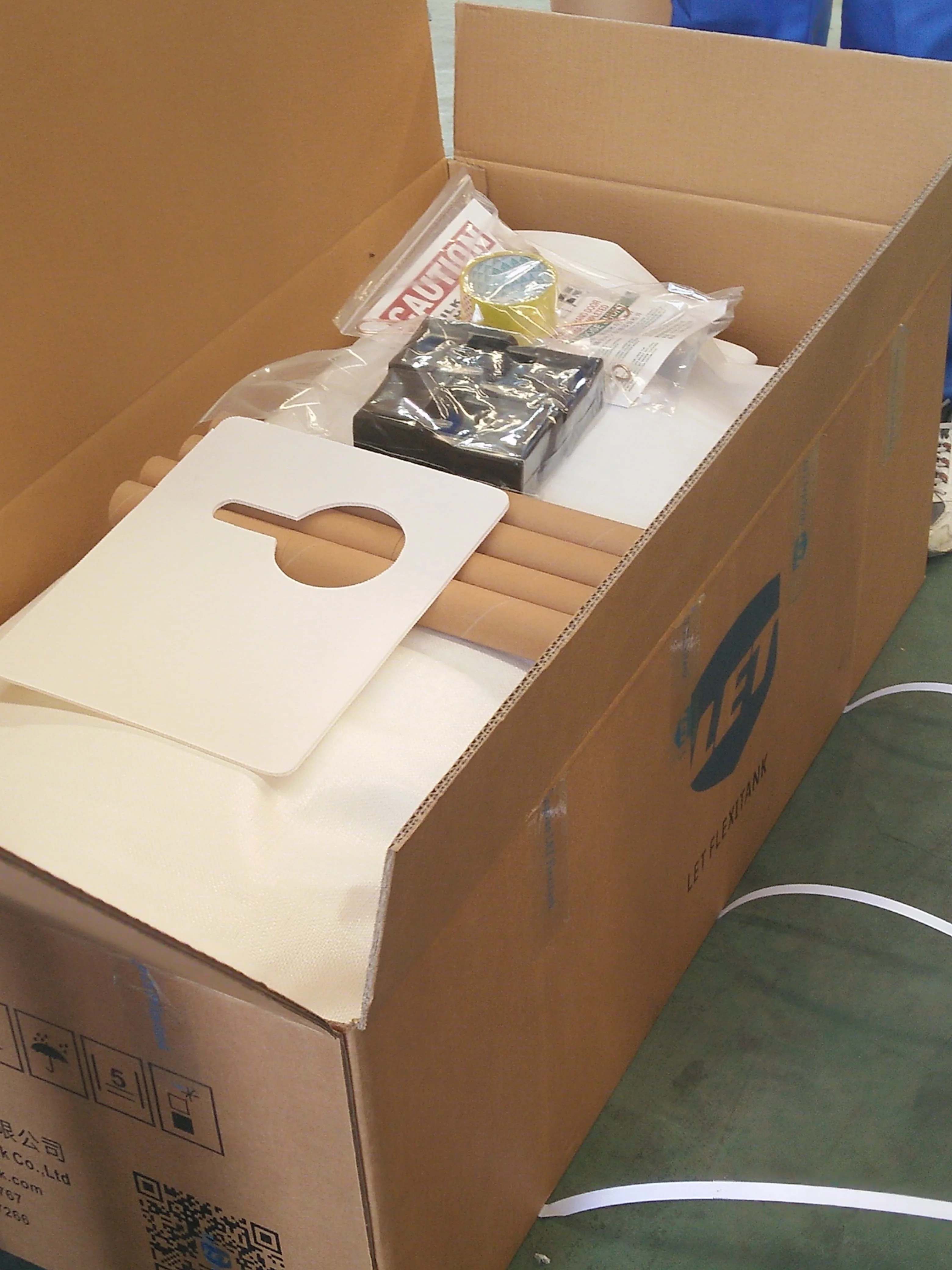 Food Grade 16000 - 24000 Liter 20ft Container Flexitank For Liquid Transport