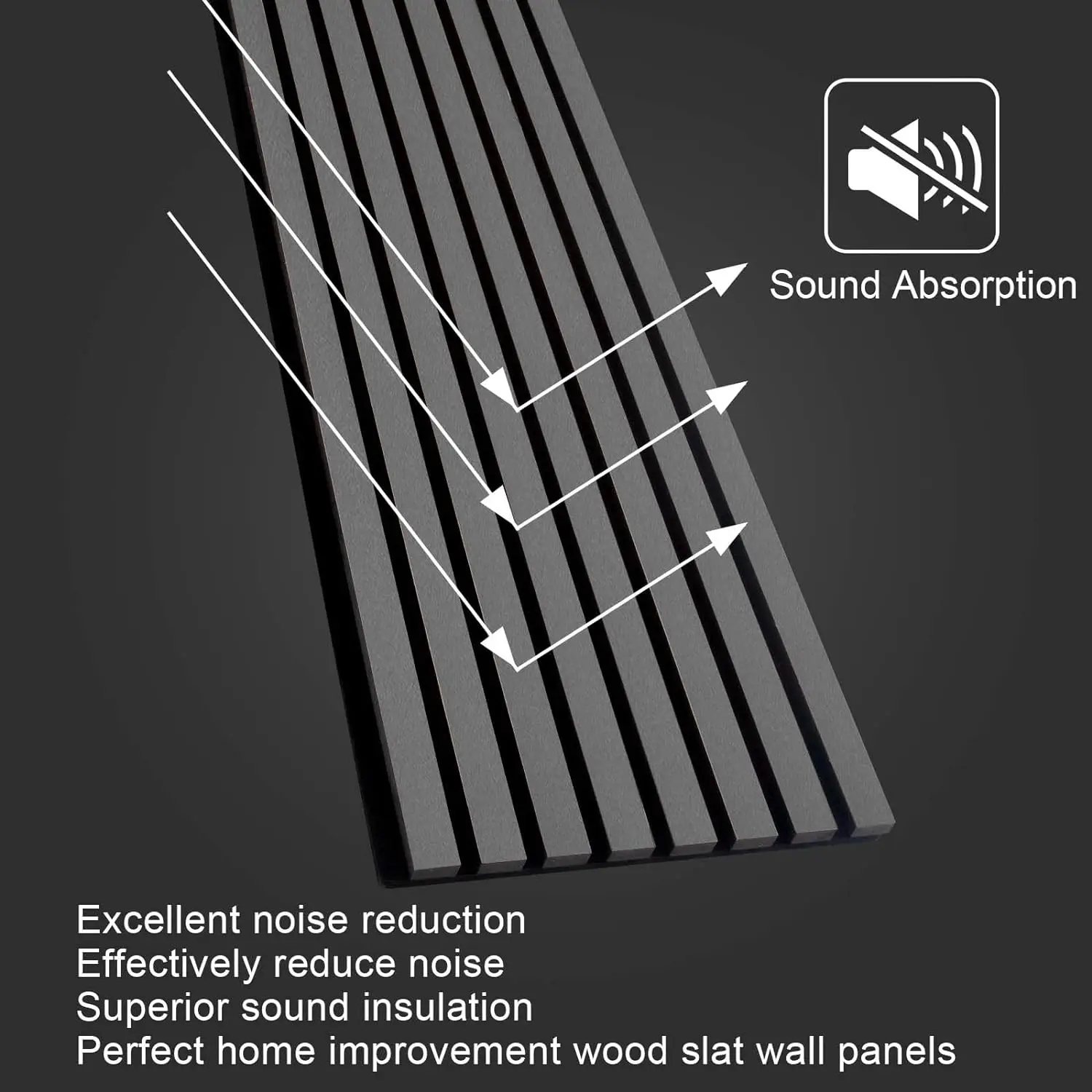 Acoustic Matte Laminate Slat Wall Panel interior acoustic panels wall wood fibre acoustic sound proof panels