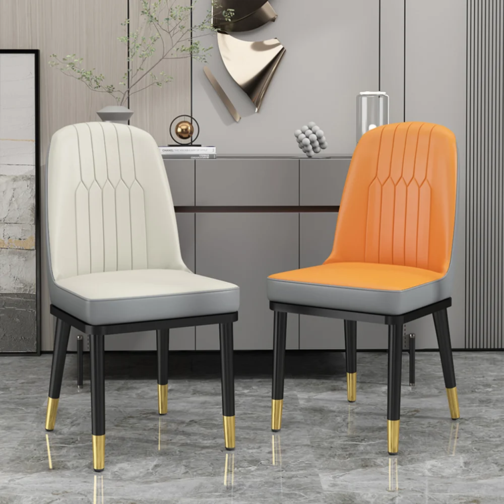 Wholesale Modern Luxury Accent Living Room Coffee Hotel Pu Leather Dining Room Chairs Dining Chair