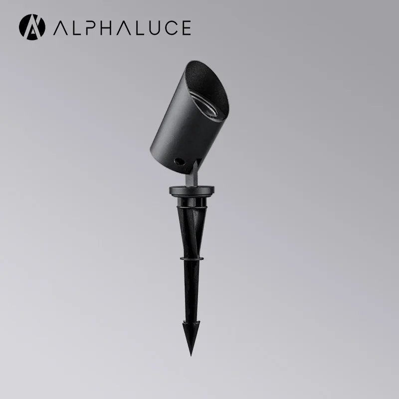 13W Ground Lighting Black Square Adjustable Angle Up Down Light Spot Garden Led Spike Light