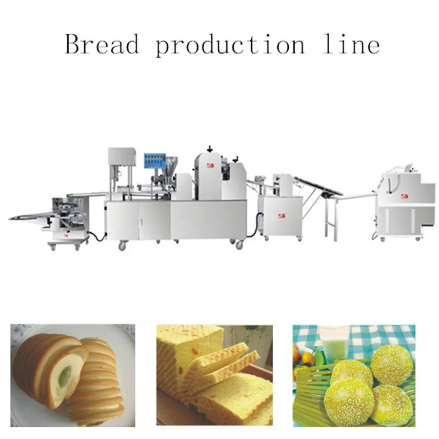 Automatic butter bread make machine or toast bread production line