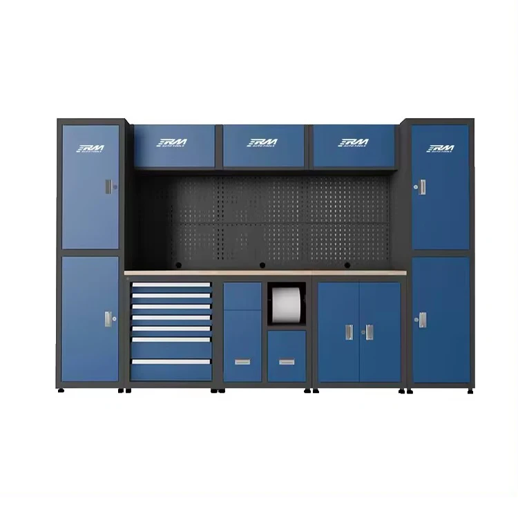 Hot selling hanging wall steel workbench metal cabinets/ garage storage tool box for workshop