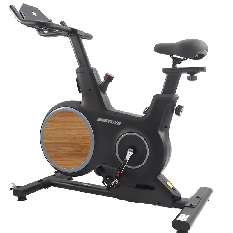 Hot sale sliver circle full cover flywheel professional gym indoor spinning bike