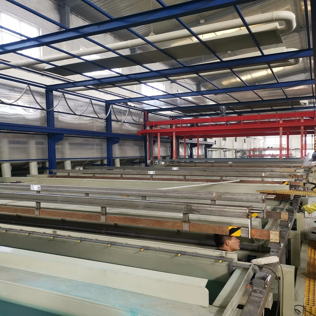 full closed automatic Plating Production Line for Metal Parts Electreoplating