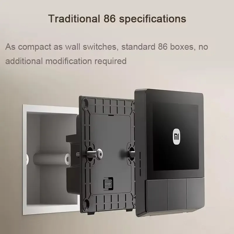 New for Xiaomi Intelligent Home Panel Home 86 Specification Built-in Xiaoai Voice Control Blue-tooth Mesh Gateway