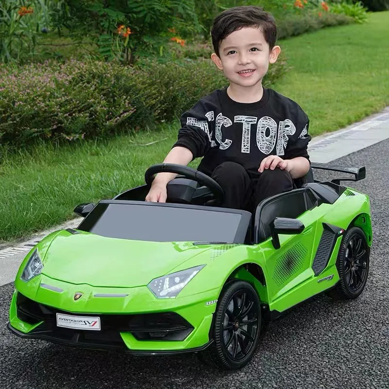 Manufacturers wholesale with early education and MP3 function ride on electric cars for kids one seat children electric car