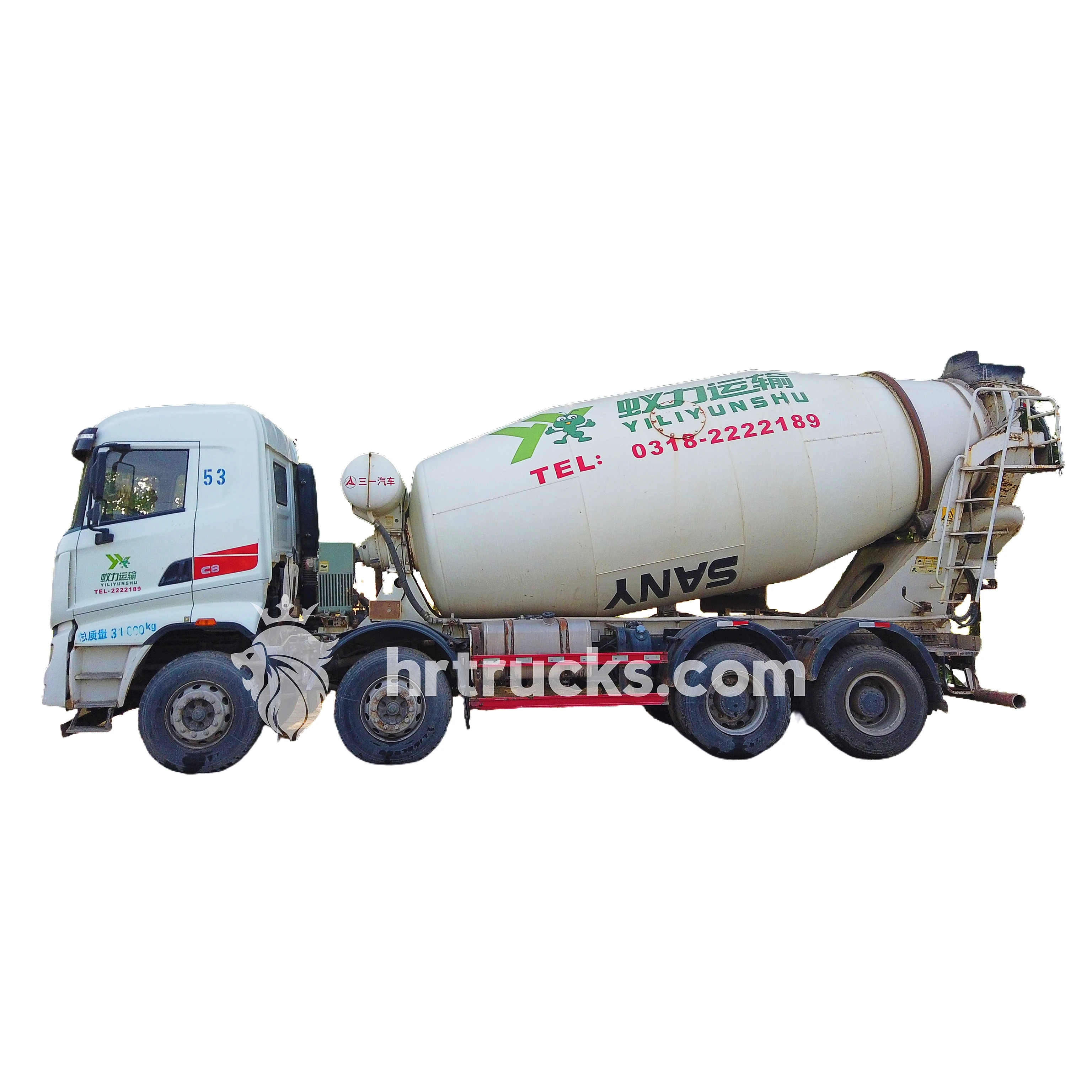 Used Sanys 12 m3 Cement Mixer Truck for Sale Concrete Mixer Product