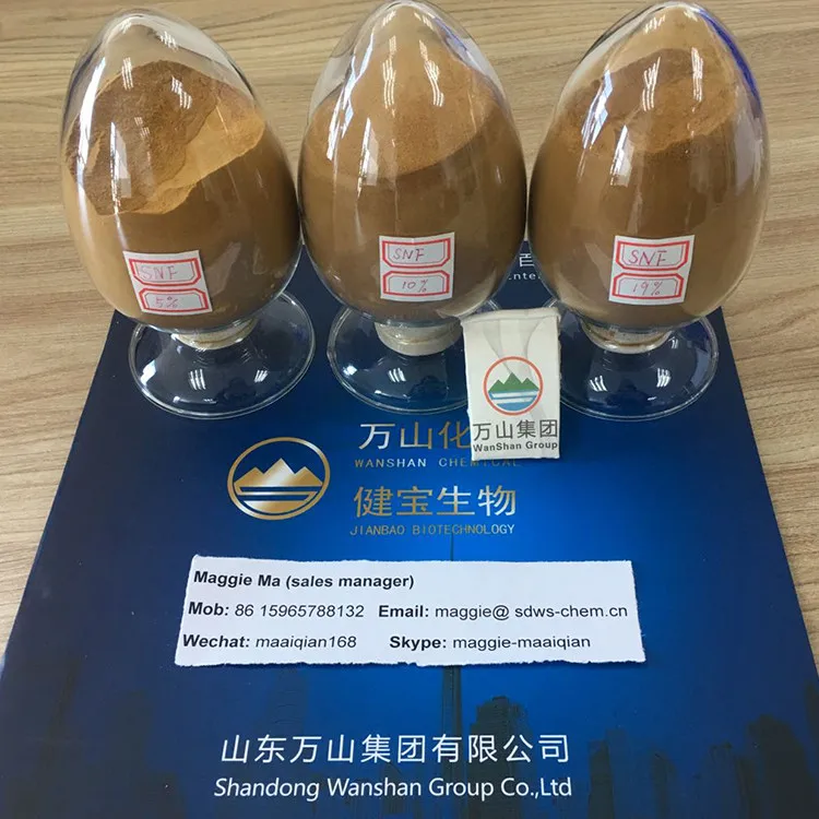 concrete admixture used in construction chemicals of snf-c