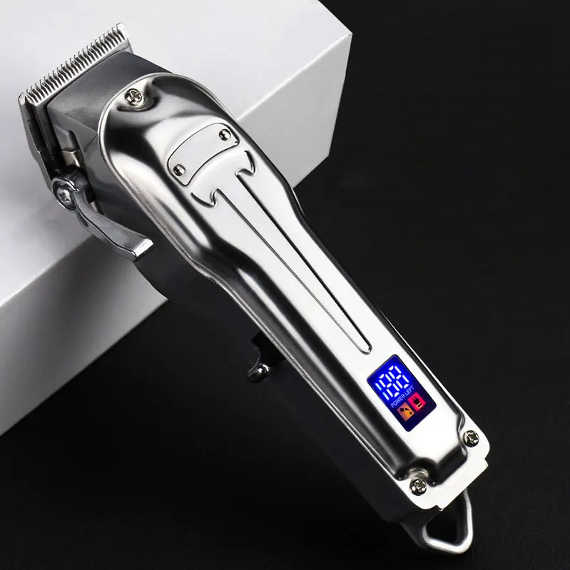 Bes All Metal Professional Mini Hair Clipper Personal Use Design Zero Cut Shaver Electric Hair Trimmer
