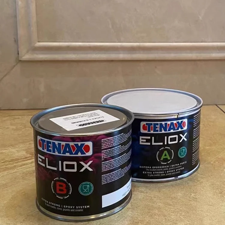 ELIOX A+B  EXTRA CLEAR EPOXY MASTIC Suit for fill glue indoor and outdoor of marble and stone
