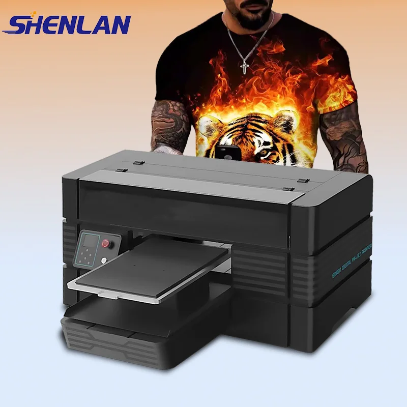 8 color Tshirt DTG Printer  Clothes breathable Printing Machine  For Clothing printing for athletes and fitness personnel