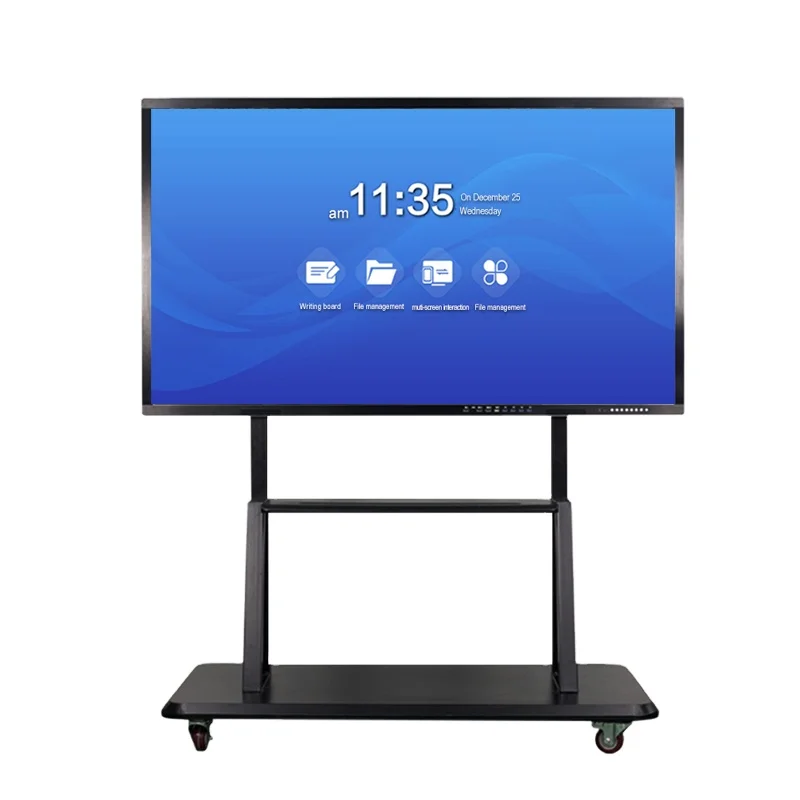 Гладкая, естественная работа, 75 дюймов, Интерактивная умная цифровая белая доска, Интерактивная доска для конференций и образования