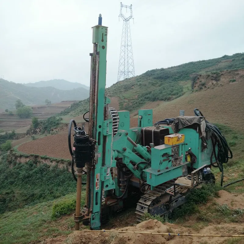Hot Sale Hard Rock Boring Hole Pile Driver Solar Pile Post Driver Pile Driver Fence Pilling