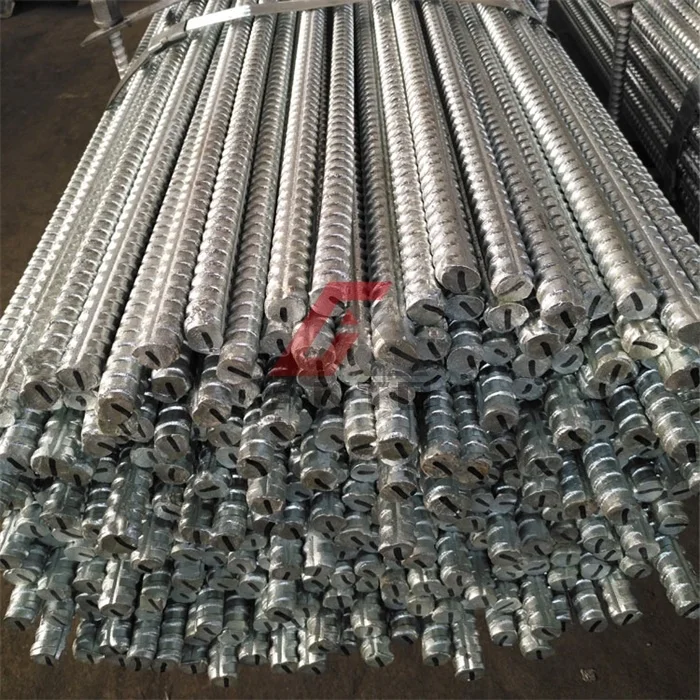 
High Quality 16mm Rebar Rock Bolt High Strength Full Threaded Steel Rock Anchor Bolt for Coal Mine 